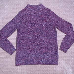 Lands End Women’s MultiColor Cable Knit Sweater